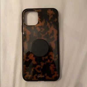 Sonix tortoise iPhone 11 Pro Max case & popsocket